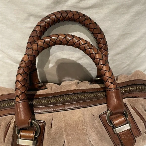 Banana Republic Brown Suede Handbag - Picture 4 of 13